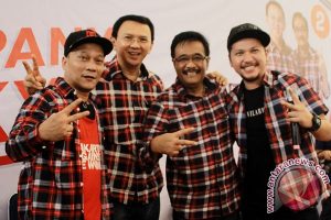 Ahok-Djarot “mannequin challenge” bersama sejumlah artis