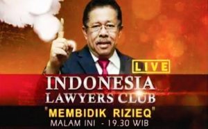 Indonesia Lawyers Club (ILC) kena bredel pemerintah?