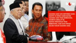 Keberanian Ahok menemui Ma’ruf Amin diragukan