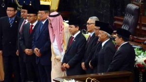 SBY & Try Sutrisno foto bersama Raja Salman