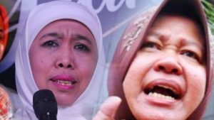 Risma keluar negeri tanpa APBD, Khofifah tak percaya