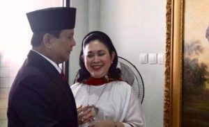 Doa Titiek Soeharto untuk Menhan Prabowo