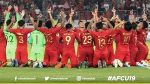 Kado hari Pahlawan, Indonesia lolos Piala Asia U-19