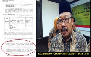 Istimewa! Dirut gagal HS jabat “Direktur Perseroan” Bank Jatim