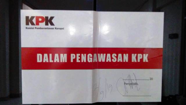 KPK segel 3 kantor di lingkungan Pemkab Sidoarjo