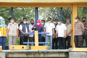 Gubernur Khofifah Tinjau Tiga Rumah Pompa Kemuning Sampang