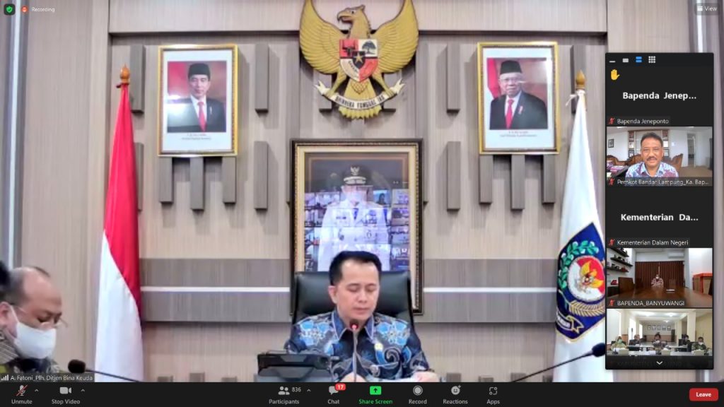 Kemendagri Dorong Kepala Daerah Percepat Realisasi APBD 2021