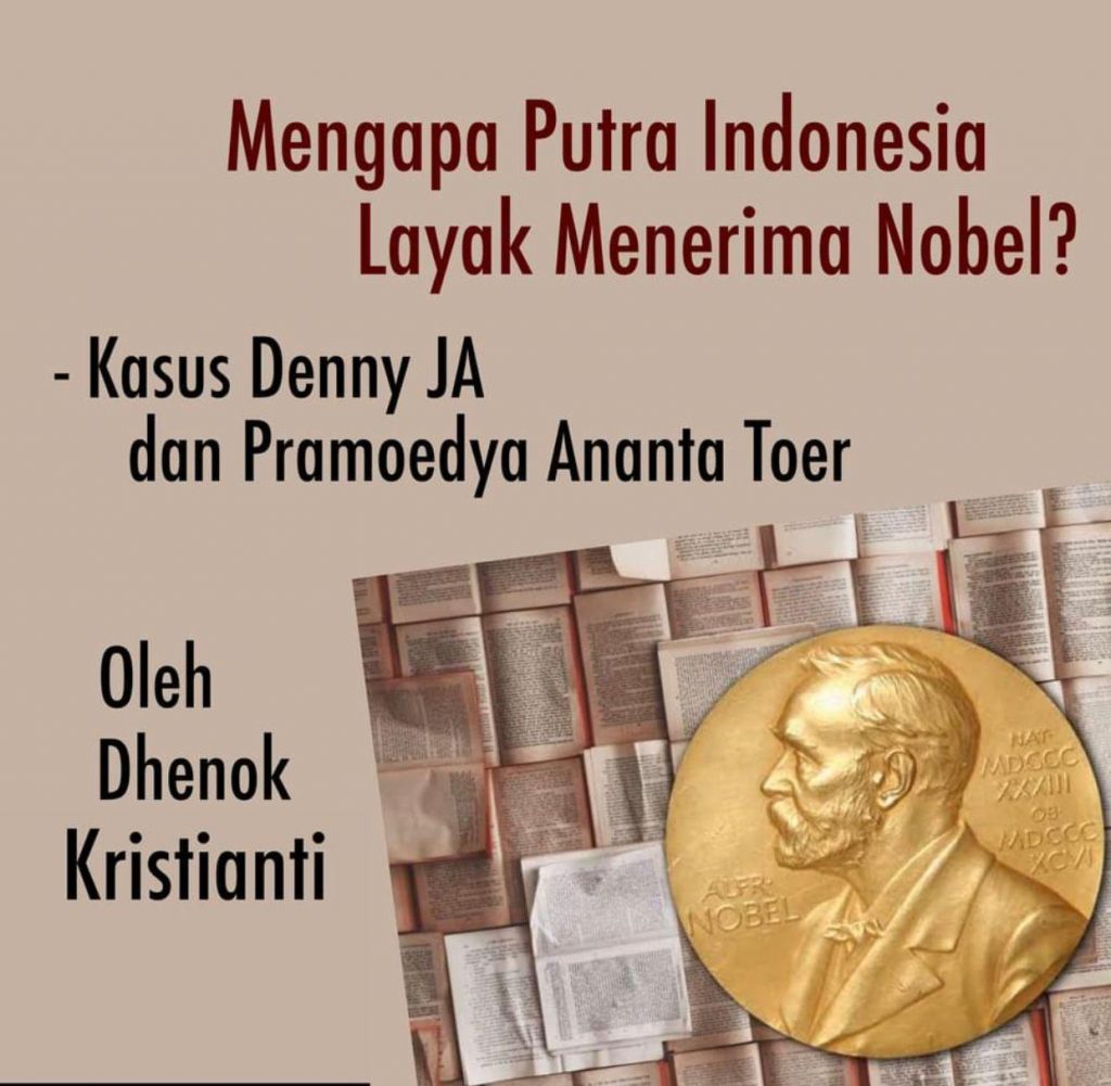 Mengapa Kini Putra Indonesia Layak Menerima Nobel?