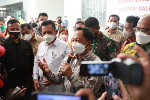 Mendagri Launching Pelaksanaan Vaksinasi Booster di Kepri