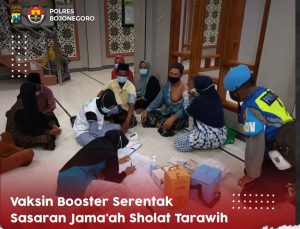 Gandeng Takmir Masjid, Polda Jatim Gencarkan Vaksinasi Booster