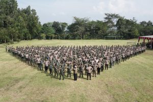 Dukung Program PEN, Forkopimda Jatim Hadiri Apel Sinergitas TNI-Polri