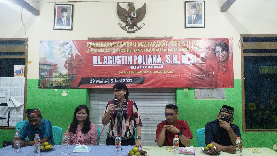 Reses Agustin Poliana, Warga Surabaya Berhak Dapat Hibah Provinsi