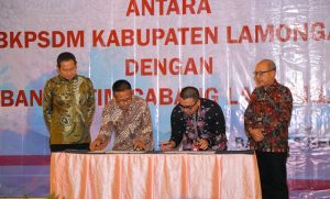 Bank Jatim Lakukan Kerjasama dengan BKPSDM Lamongan