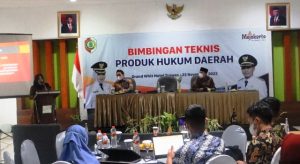 Bupati Mojokerto Buka Bimtek Penyusunan Produk Hukum Daerah