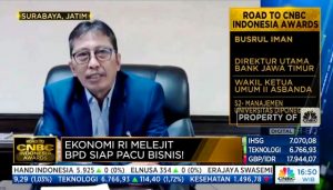 Bank Jatim Raih Penghargaan CNBC Indonesia Awards 2022