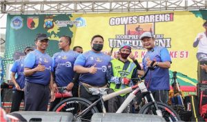 Lamongan Tandai HUT Korpi Ke-51 Dengan Gowes Bareng