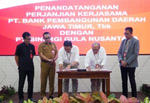 Bank Jatim Teken Kerjasama dengan PT Sinergi Gula Nusantara