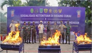 Musnahkan Rokok Ilegal, Bupati Irsyad Apresiasi KPPBC TMP A Pasuruan