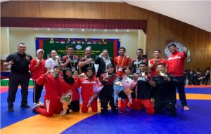 Pegulat Jatim Sumbang 4 Emas di Kejuaraan Gulat Pra SEA Games 2023