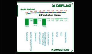 BPS Jatim: 10 Komoditas Penyumbang Deflasi di Tahun 2022