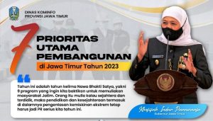 Ini 7 Pioritas Utama Pembangunan Jatim di 2023