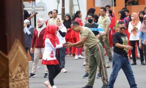 Senam Bersama, Pemkab Mojokerto Perkuat Sinergi ke TNI-Polri