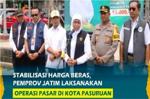 Kadis Perindag Jatim Dampingi Gubernur Operasi Pasar di Pasuruan