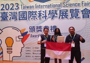 Pelajar Jatim Juara 1 Taiwan International Science Fair 2023