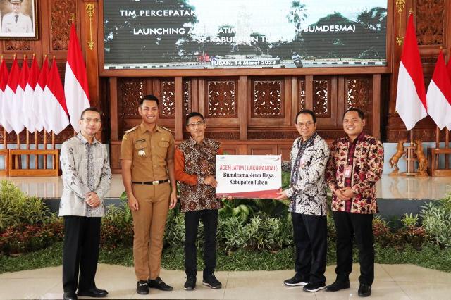 Bank Jatim dan Pemkab Tuban Sinergi Launching Agen Jatim