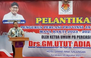 Dispora dan KONI Jatim Optimistis Pengurus Baru Percasi Beri Prestasi Besar