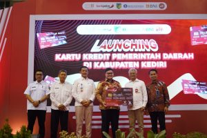 Dorong Peningkatan Transaksi Non Tunai,Pemkab Kediri Bareng Bank Jatim Launching KKPD