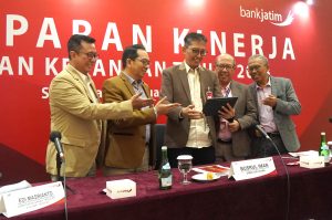 Membangun Pertumbuhan melalui Penguatan Bisnis,Bank Jatim Cetak Kinerja Positif di tahun 2023