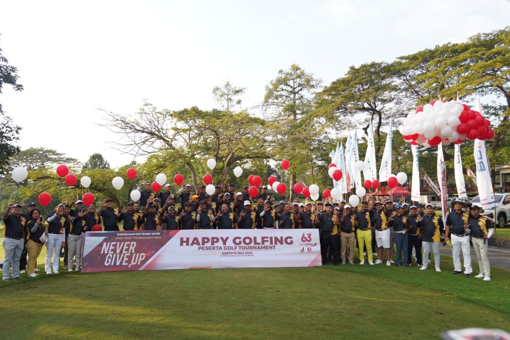 Sambut HUT Ke-63, Bank Jatim Sukses Selenggarakan Open Golf Tournament 2024