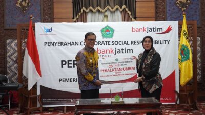 Dukung Kemajuan UMKM, Bank Jatim Salurkan CSR Ke Pemkab Pamekasan