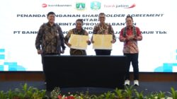 Tanda Tangani Shareholder Agreement, Bank Jatim dan Bank Banten Lanjutkan Proses KUB