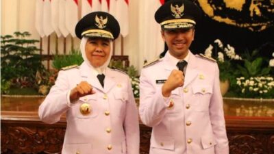 Survei kepuasan publik atas kinerja 100 pasangan Khofifah-Emil diragukan warga net./*ist